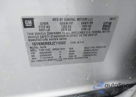 2018 Cadillac Xt5 Premium Luxury from USA, damaged, VIN 1GYKNERSXJZ115000